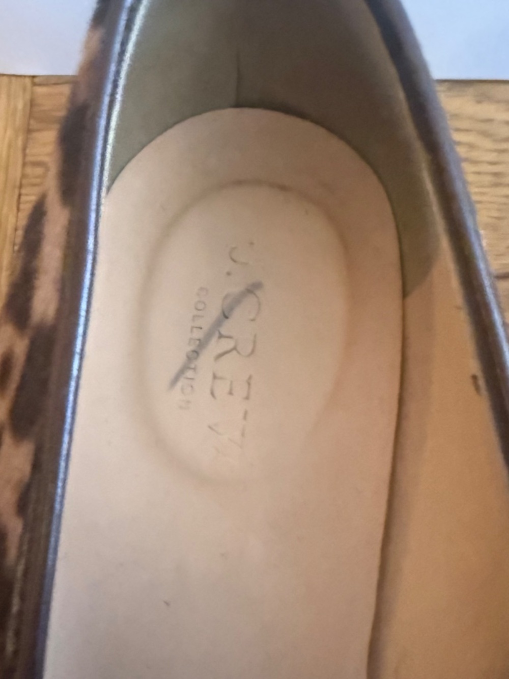 J.Crew Collection Leopard Calf Hair Loafers | Size 9 | Italian Made Luxury Flat - Picture 6 of 6